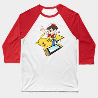 Anime Game Character Trainer Boy Baseball T-Shirt